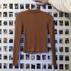 Urban Outfitters Orange Turtleneck